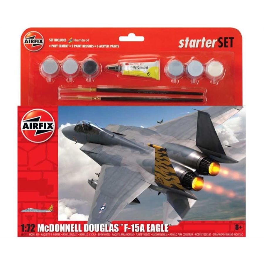 Airfix Starter Kit 1:72 Mcdonnell Douglas F-15A Strike Eagle