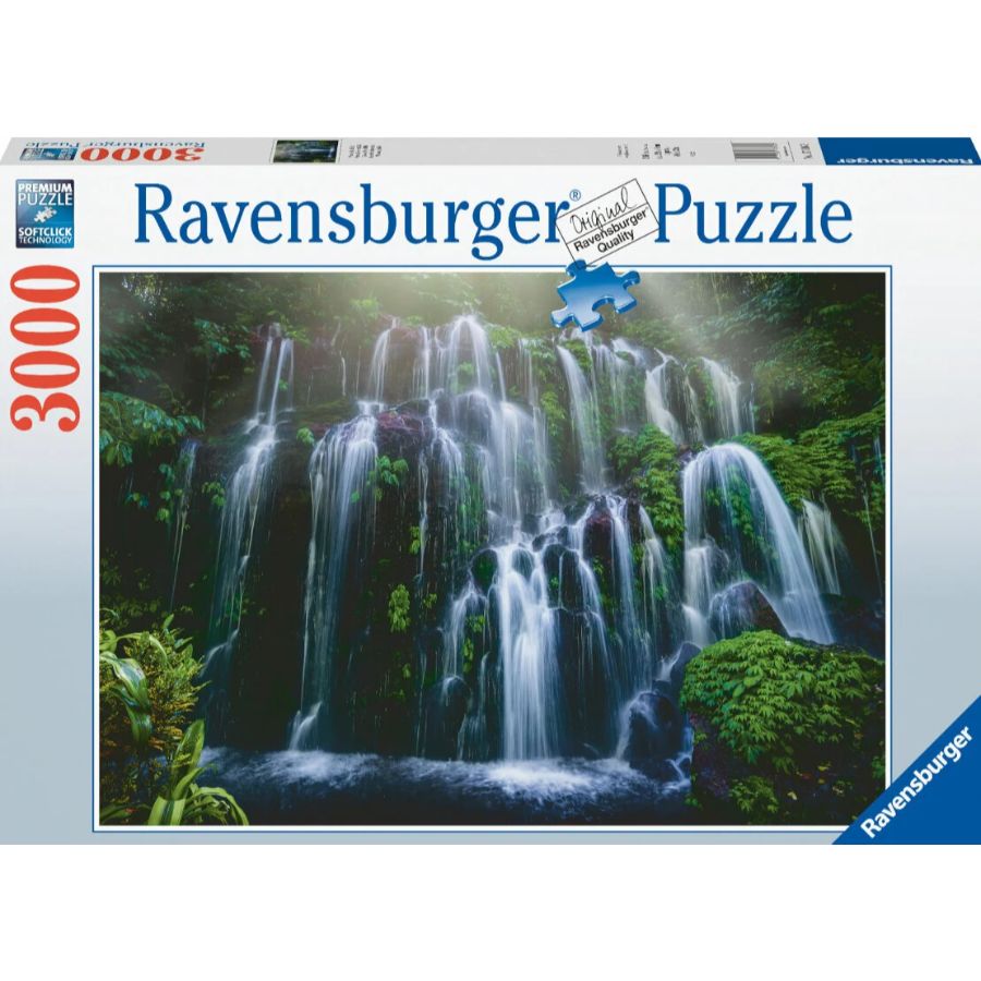 Ravensburger Puzzle 3000 Piece Waterfall Retreat In Bali