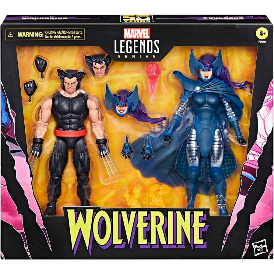Marvel Legends Wolverine & Lady Psylocke 2 Pack