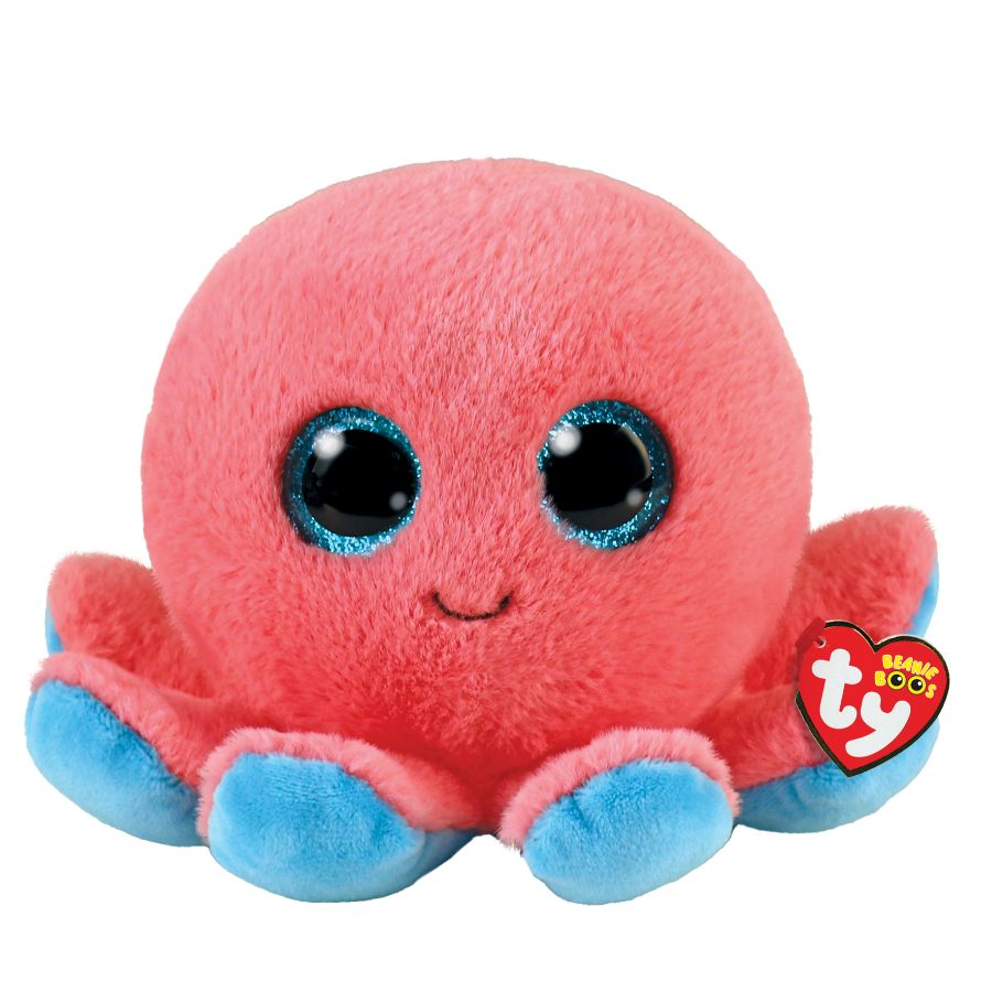 Beanie Boos Regular Plush Sheldon Coral Octopus
