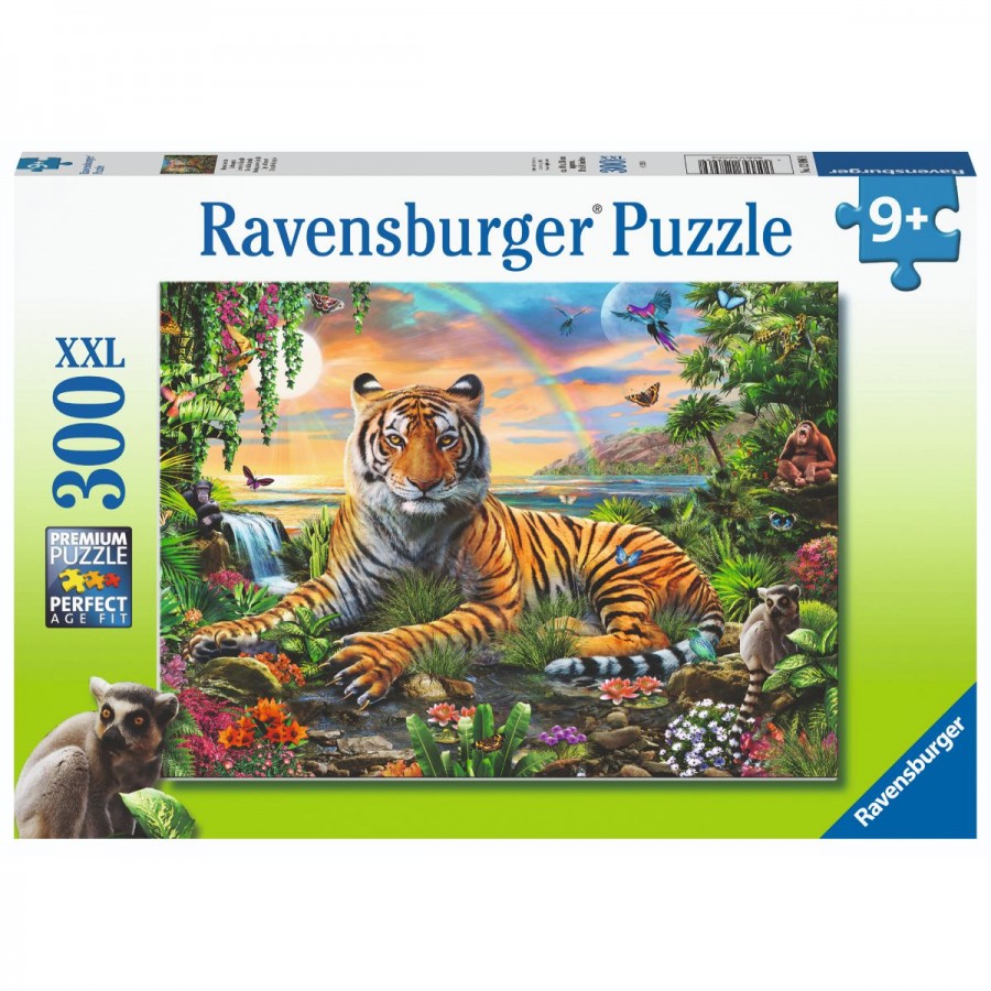 Ravensburger Puzzle 300 Piece Tiger At Sunset