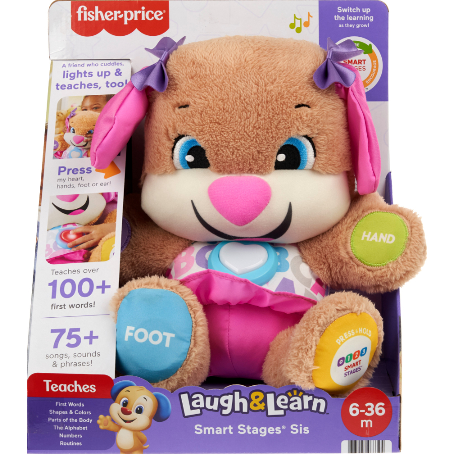 Fisher Price Laugh & Learn Smart Stages Puppy Pink