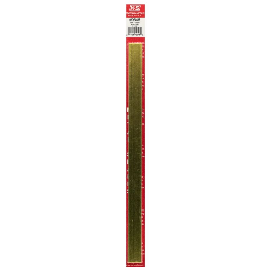 K&S Brass Strip 1.0x18.0x300mm 3 Pack