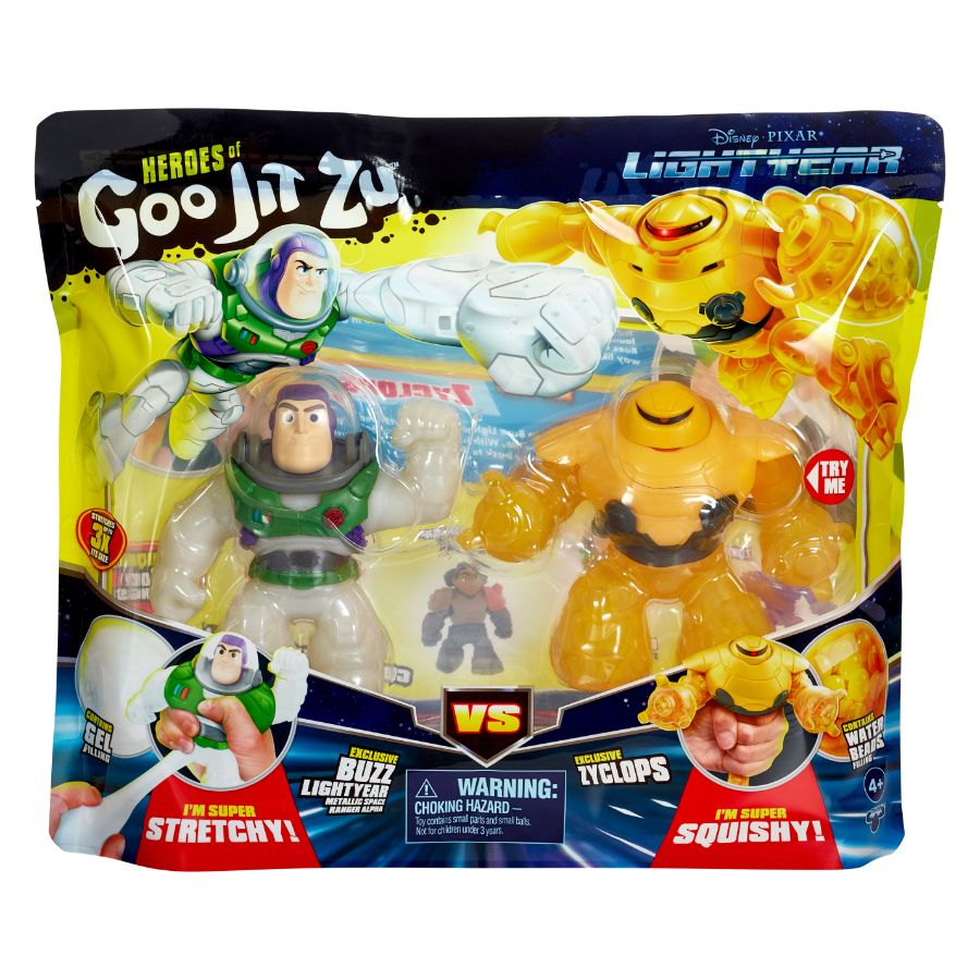 Heroes Of Goo Jitzu Light Year Series 1 Versus Pack Buzz Vs Zyclops