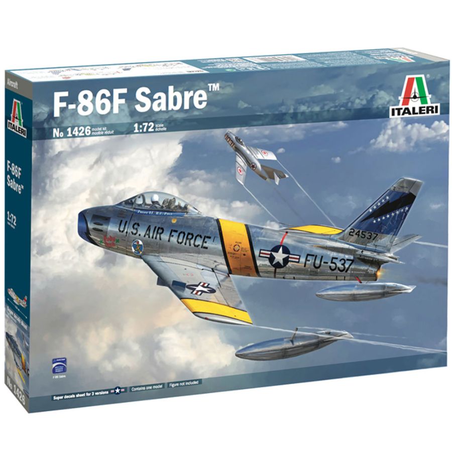 Italeri Model Kit 1:72 F-86F Sabre Mig Killer