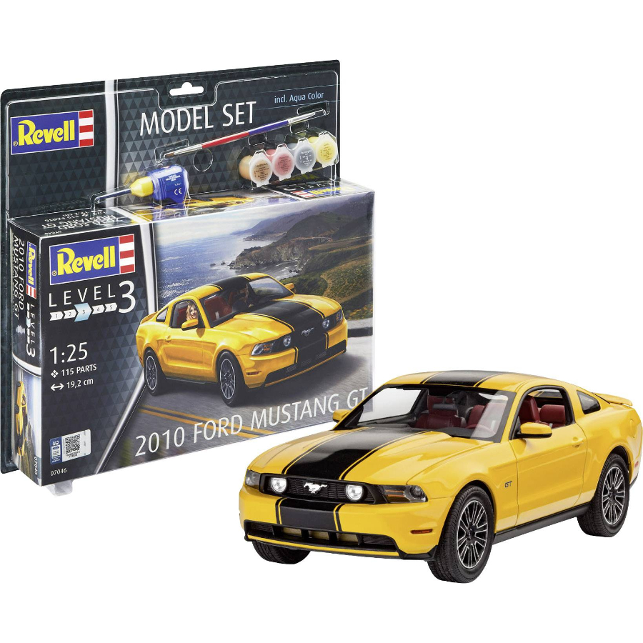 Revell Model Kit Gift Set 1:25 2010 Ford Mustang GT