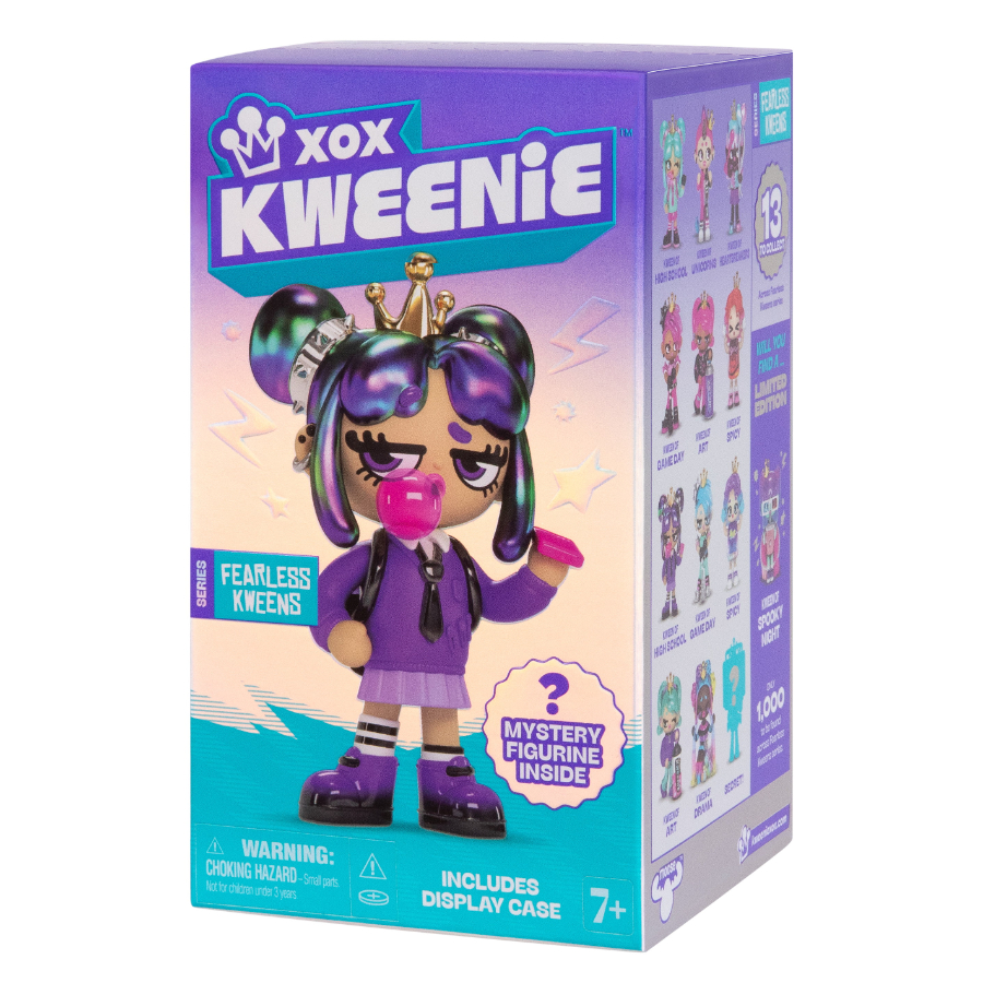 XOX Kweenie Mystery Doll Figurine Fearless Theme Assorted