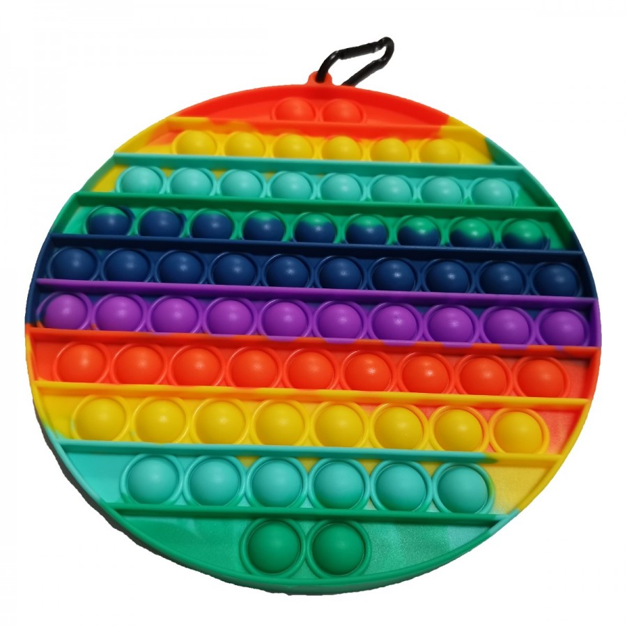Pop It Fidget Toy Super Sized Rainbow Circle