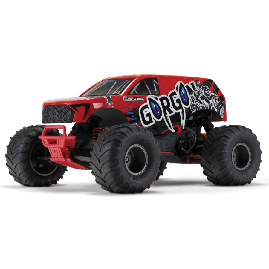 Arrma Radio Control 1:10 Gorgon 2WD Monster Truck RTR Red
