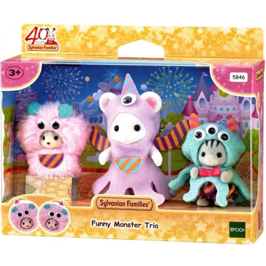 Sylvanian Families Funny Monster Trio
