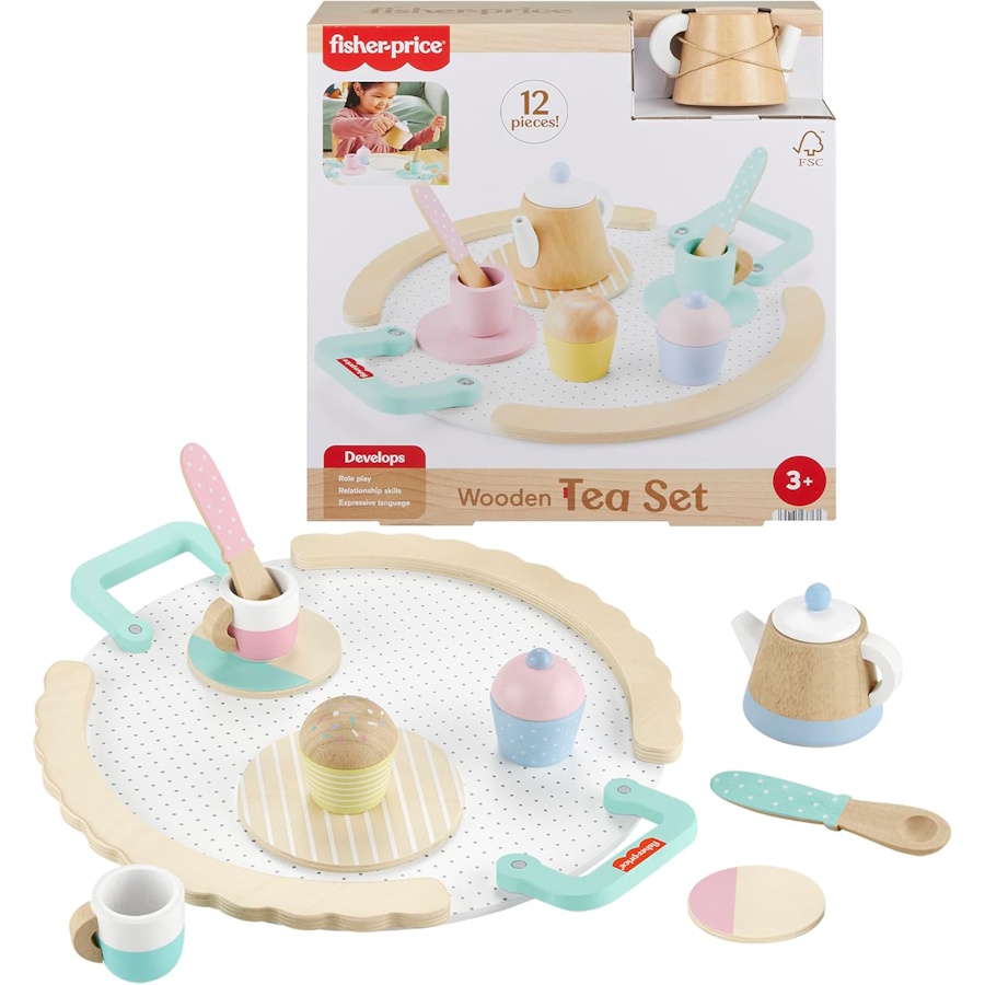 Fisher Price Wooden Tea Set
