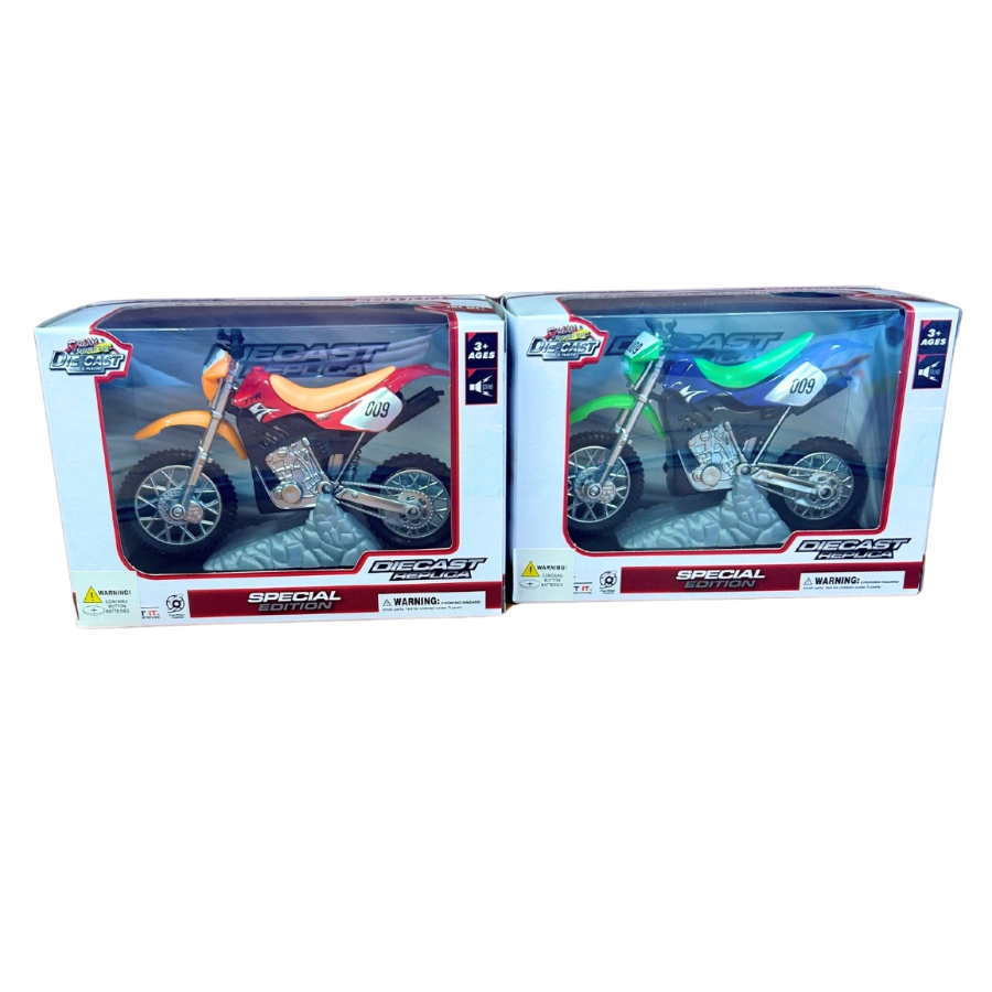 Motor Cycle Revving Dirt Bike With Sound Assorted