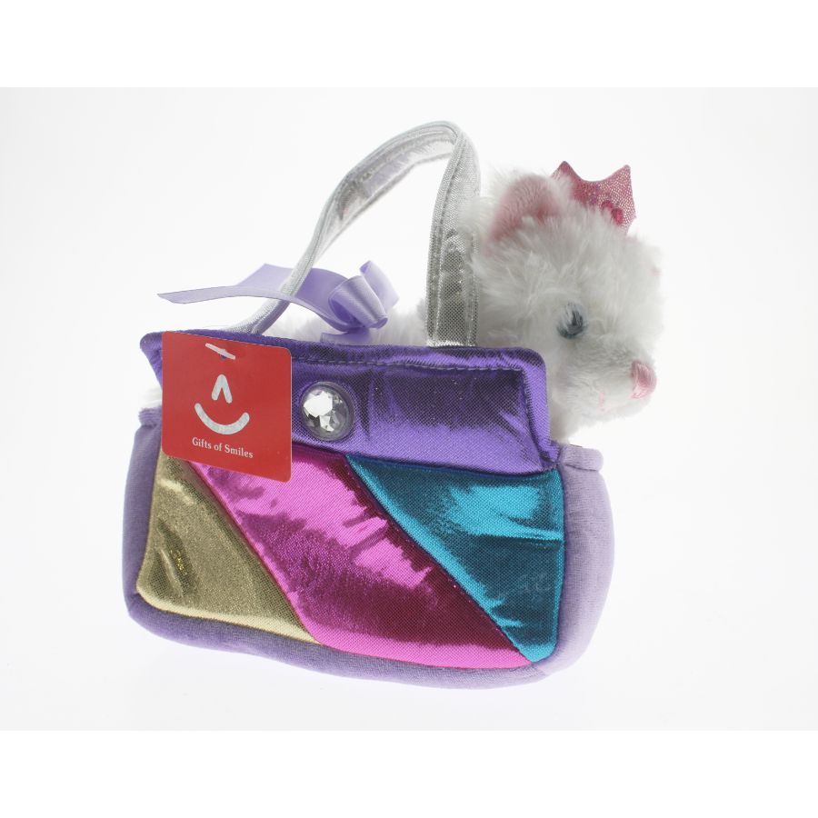 Plush In Bag Princess Kitty Rainbow Bag