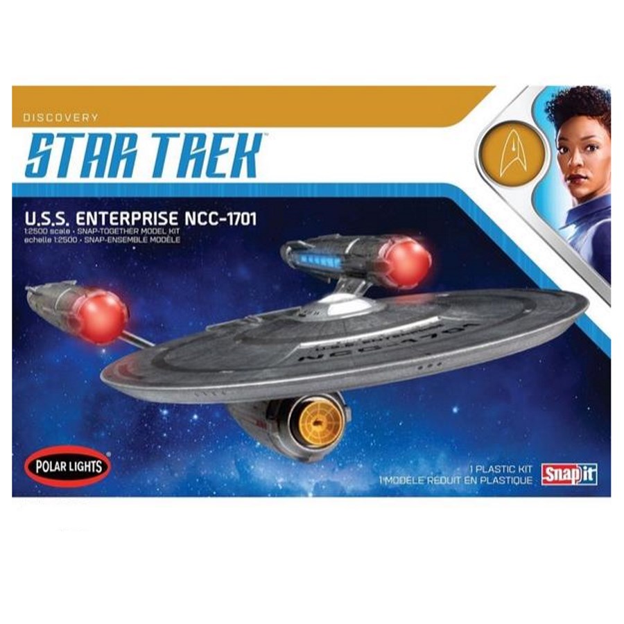 Polar Lights Model Kit 1:2500 Star Trek Discovery USS Enterprise
