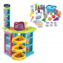 Grocery Store Playset With Electronic Cash Register& 64 Pieces