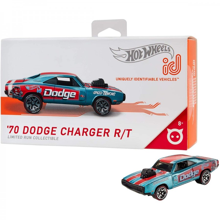 Hot Wheels ID Diecast Vehicle 70 Dodge Charger
