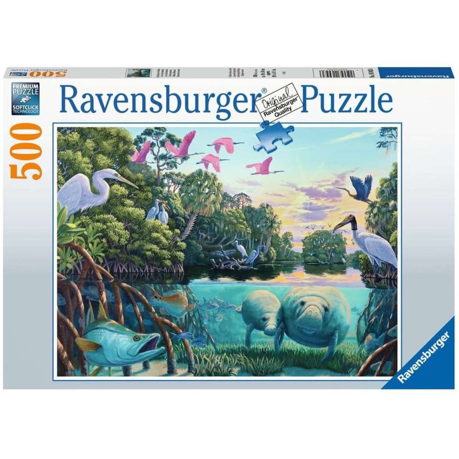 Ravensburger Puzzle 500 Piece Manate Moments