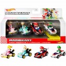 Hot Wheels Mario Kart 4 Pack Assorted