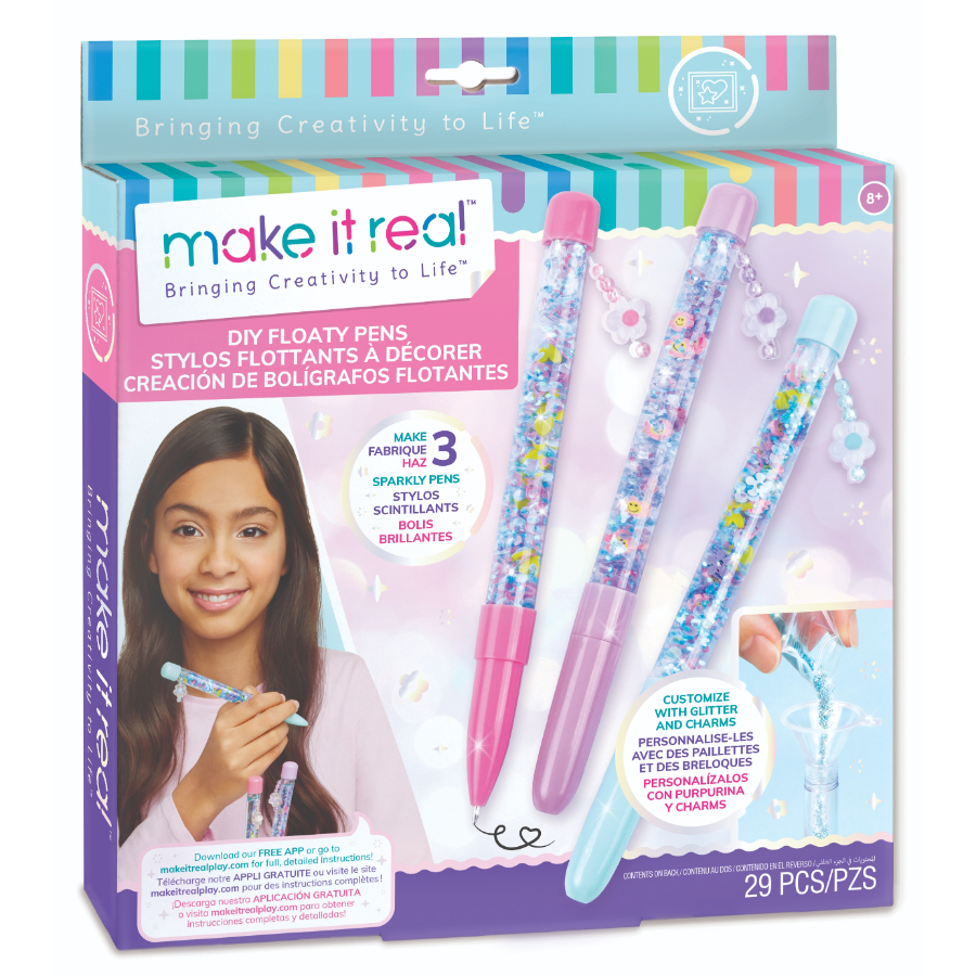 Make It Real DIY Floaty Pens 3 Pack