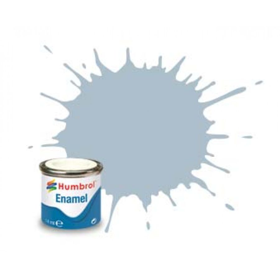 Humbrol Enamel Paint Us Ghost Grey Satin