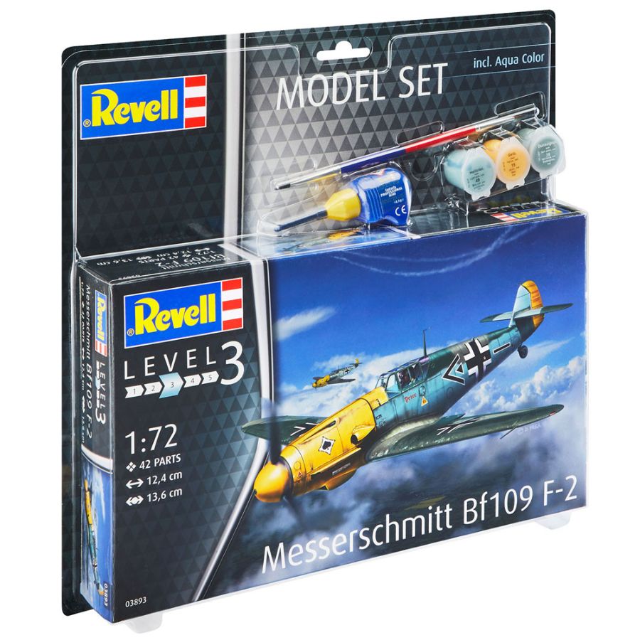 Revell Model Kit Gift Set 1:72 Messerschmitt BF109 F-2