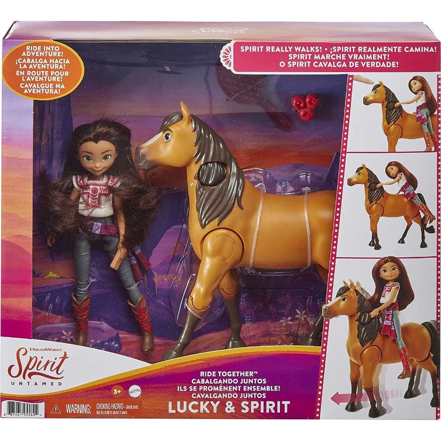 Spirit Untamed Ride Together Lucky & Spirit Playset