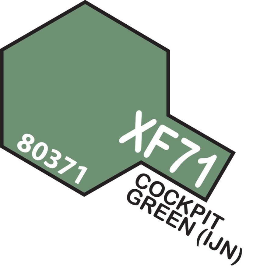 Tamiya Enamel Paint XF71 Cockpit Green