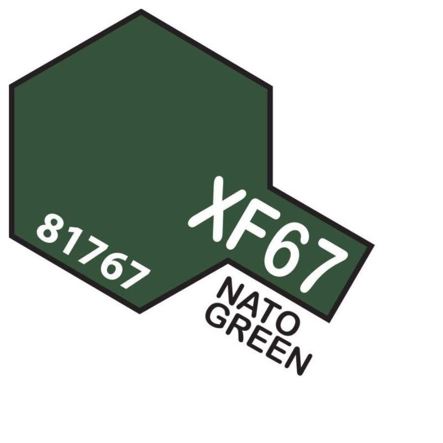 Tamiya Mini Acrylic Paint XF67 Nato Green