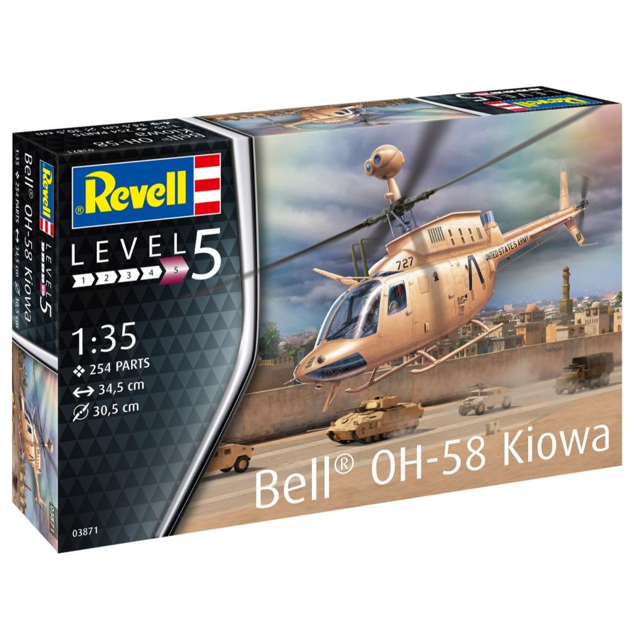 Revell Model Kit 1:35 OH-58 Kiowa