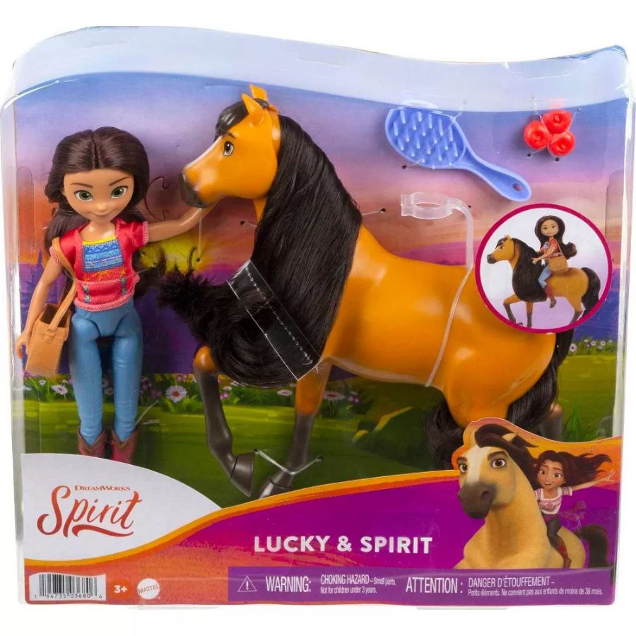 Spirit Untamed Lucky & Spirit Doll & Horse