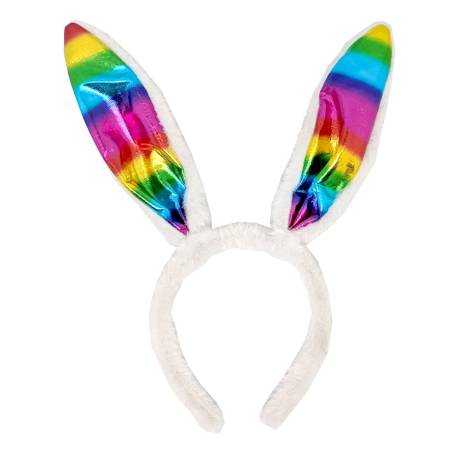 Headband Rainbow Bunny Ears