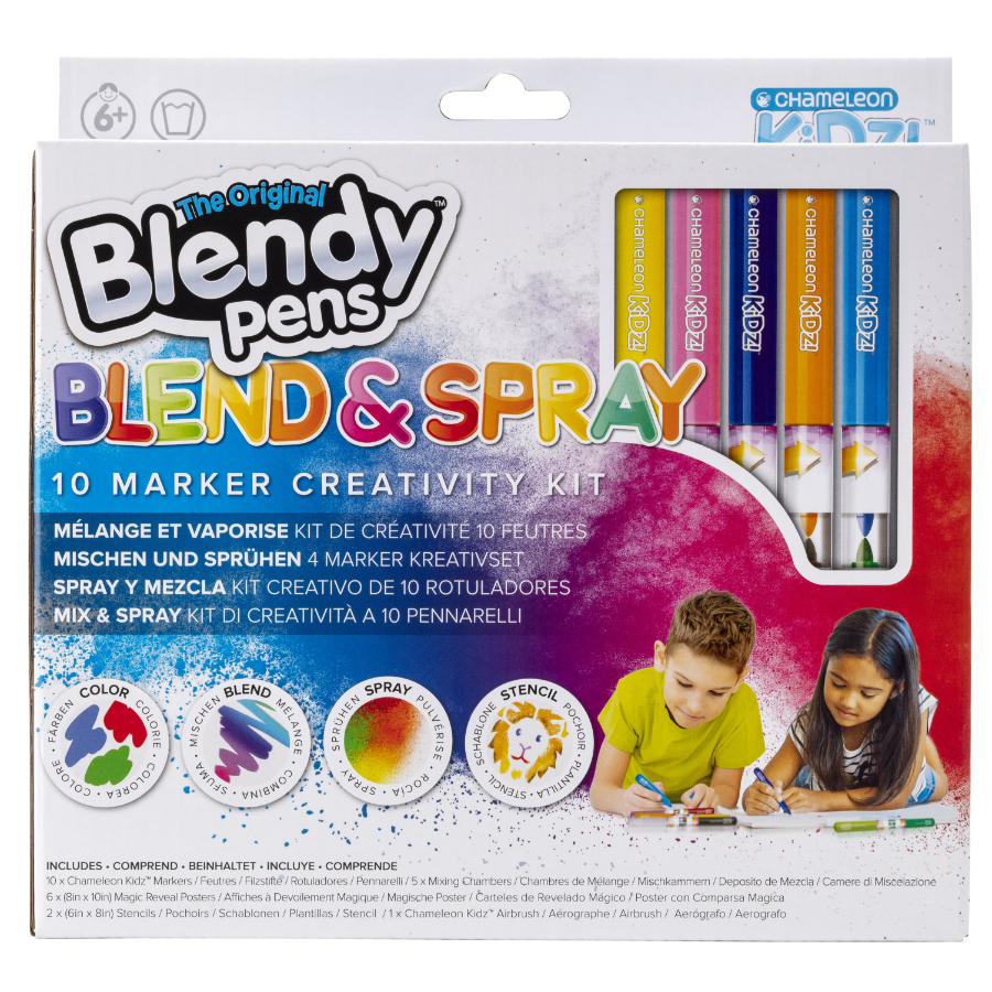 Blendy Pens The Original Blend & Spray 10 Piece Craft Kit