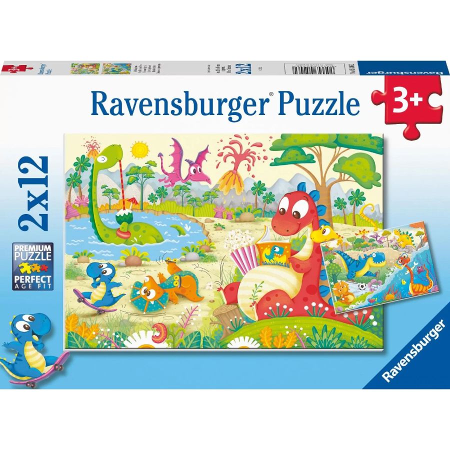 Ravensburger Puzzle 2x12 Piece My Dino Friend