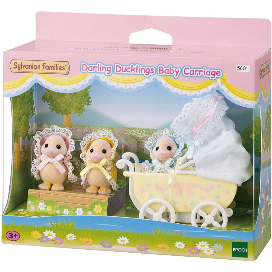 Sylvanian Families Darling Duck Baby Carriage