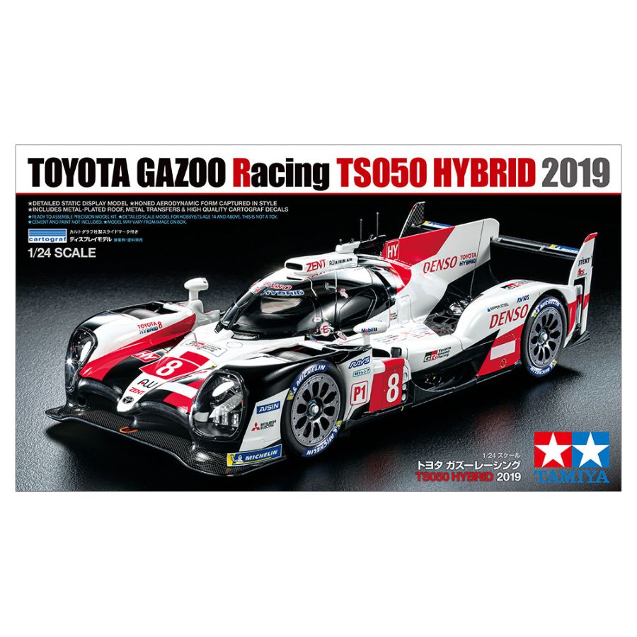 Tamiya Model Kit 1:24 Toyota Gazoo Racing TS050 Hybrid 2019