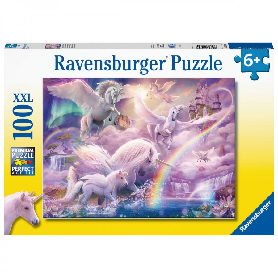 Ravensburger Puzzle 100 Piece Pegasus Unicorns Puzzle