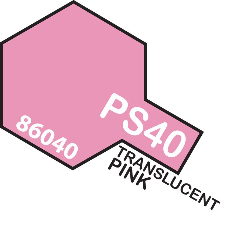 Tamiya Spray Polycarb Paint PS40 Translucent Pink