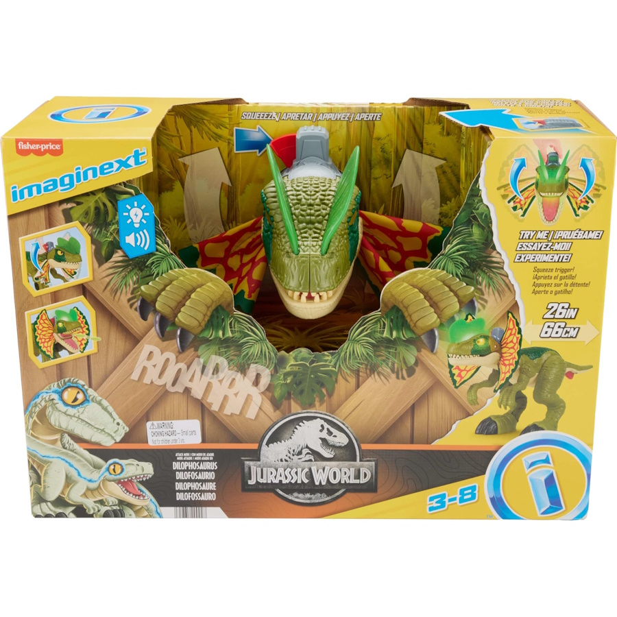 Imaginext Jurassic World Mega Dilophosaurus