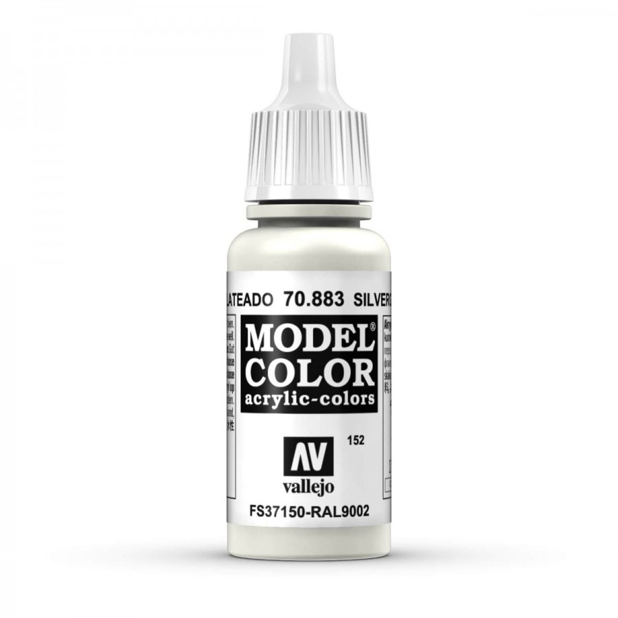 Vallejo Acrylic Paint Model Colour Silvergrey 17ml