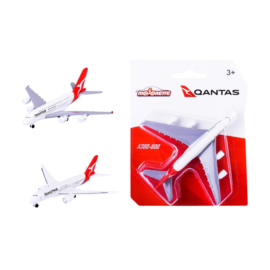 Majorette Diecast Aeroplane Qantas Assorted