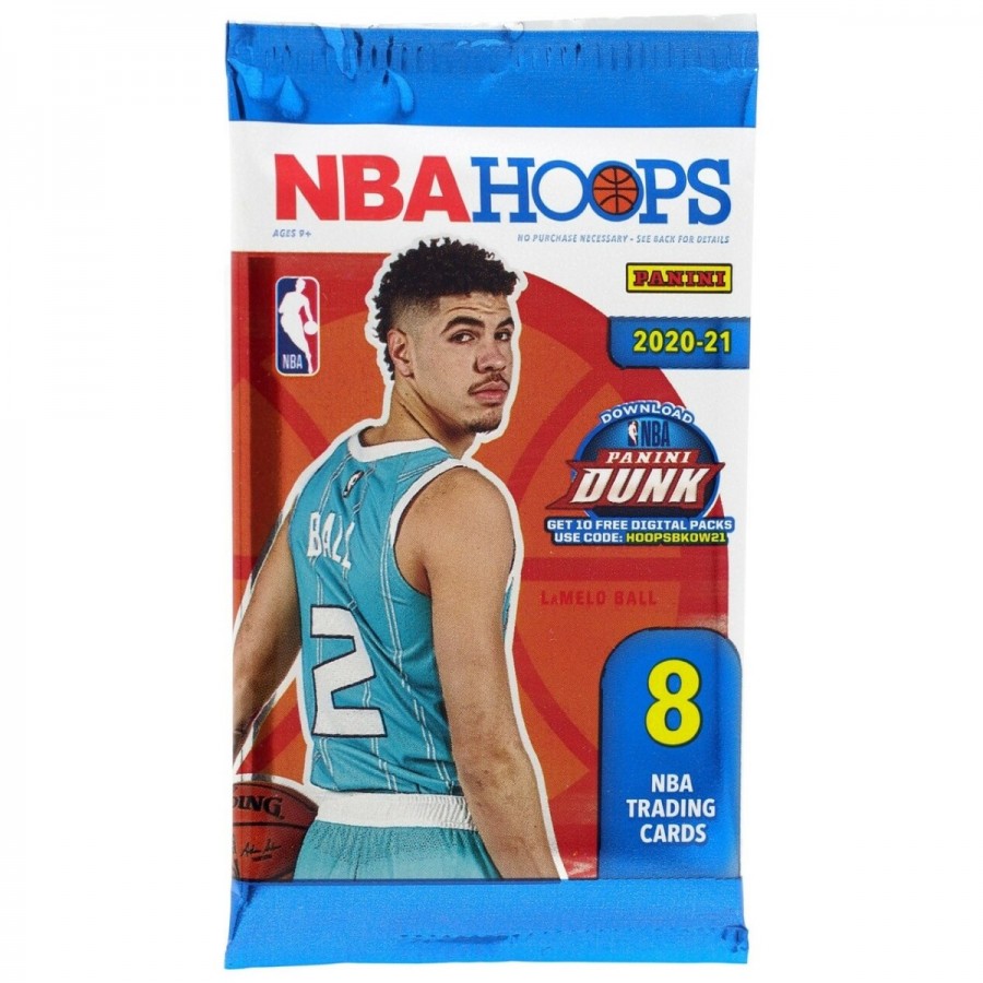Panini NBA Hoops Basketball Cards 2020-21 Booster Pack