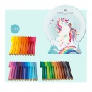 Faber Castell Connector Markers 33 Piece Set In Unicorn Tin