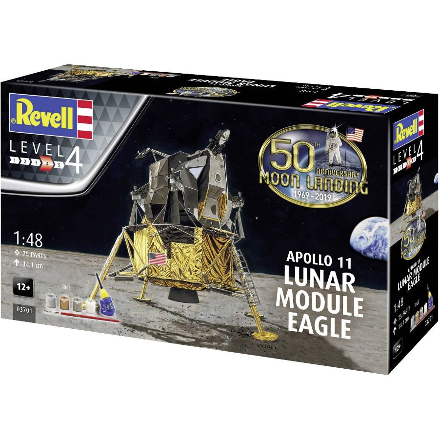 Revell Model Kit Gift Set 1:48 Lunar Module Eagle