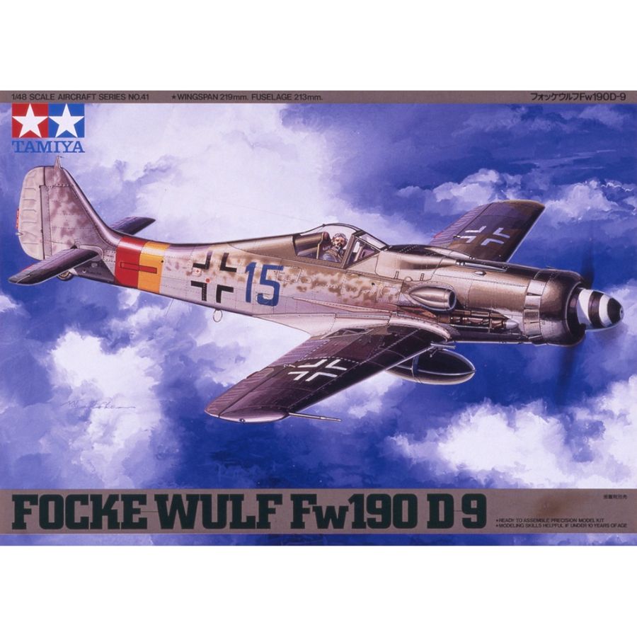 Tamiya Model Kit 1:48 Focke-Wulf FW190 D-9