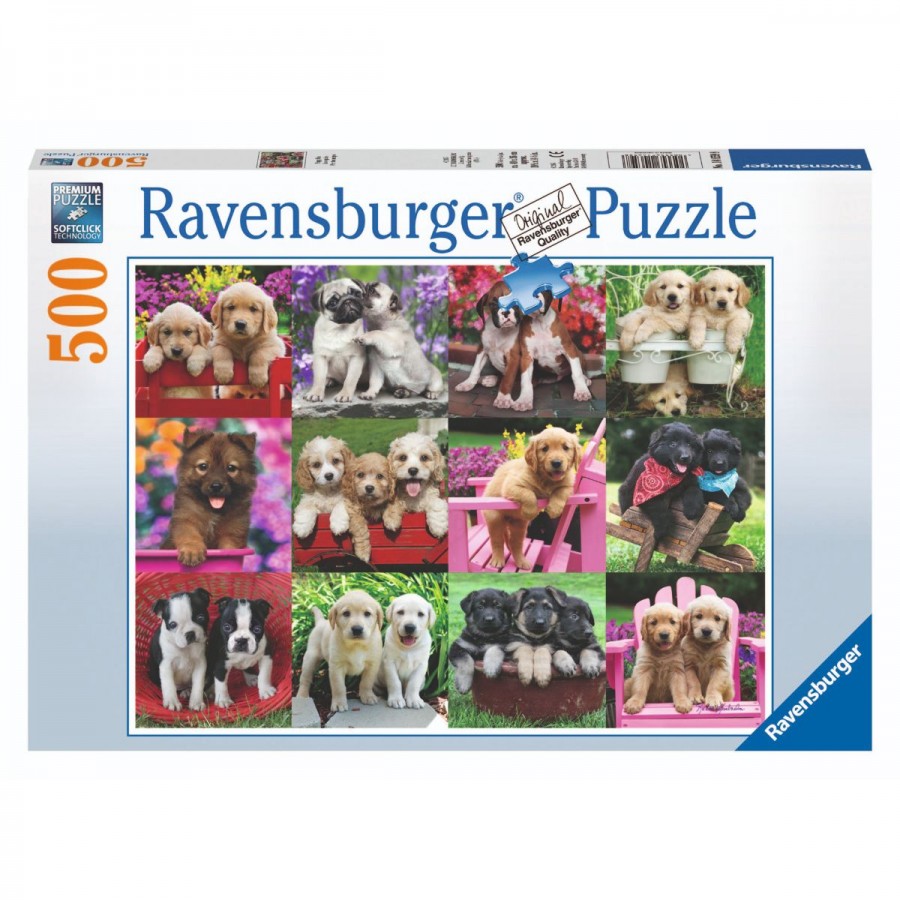 Ravensburger Puzzle 500 Piece Puppy Pals
