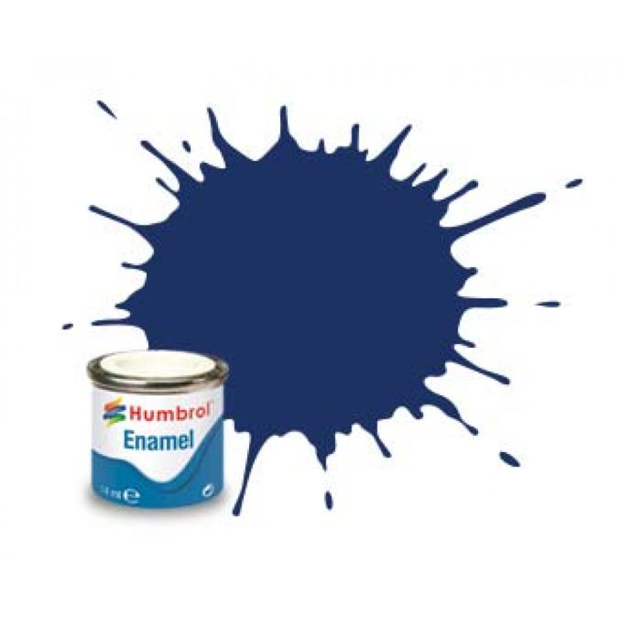 Humbrol Enamel Paint Midnight Blue Gloss