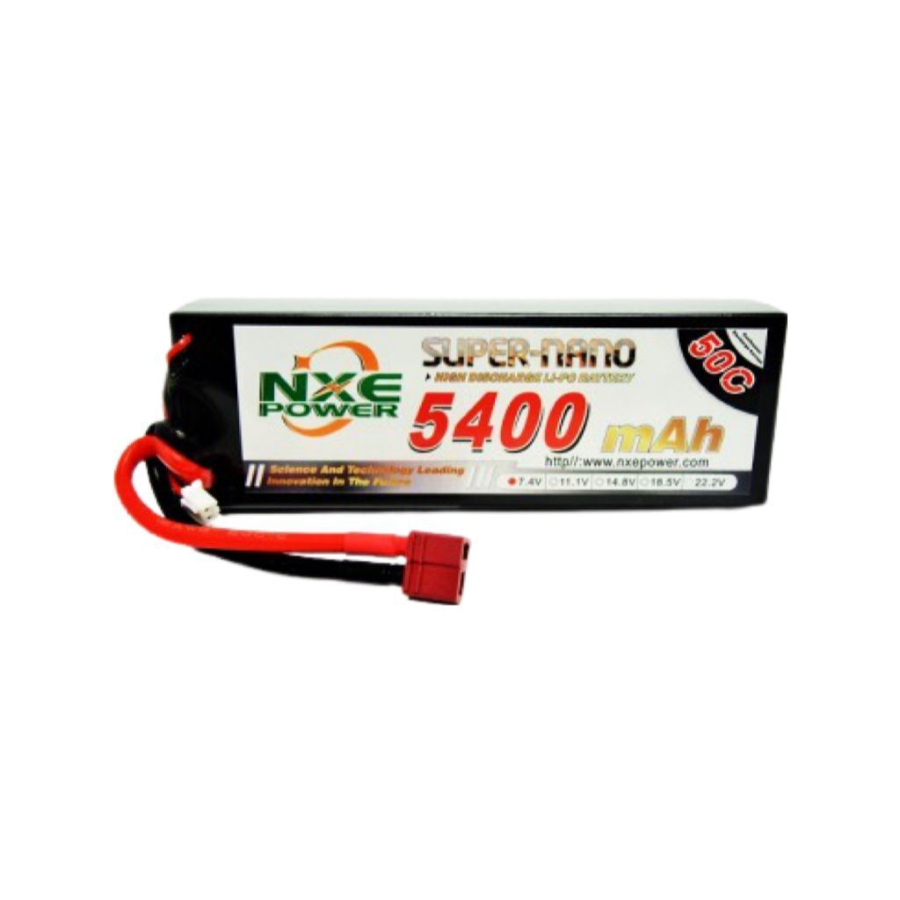 NXE 5400mah 50C 7.4V Hard Case Lipo