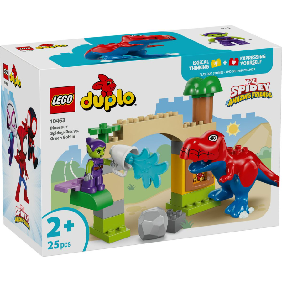 LEGO DUPLO Dinosaur Spidey-Rex Versus Green Goblin