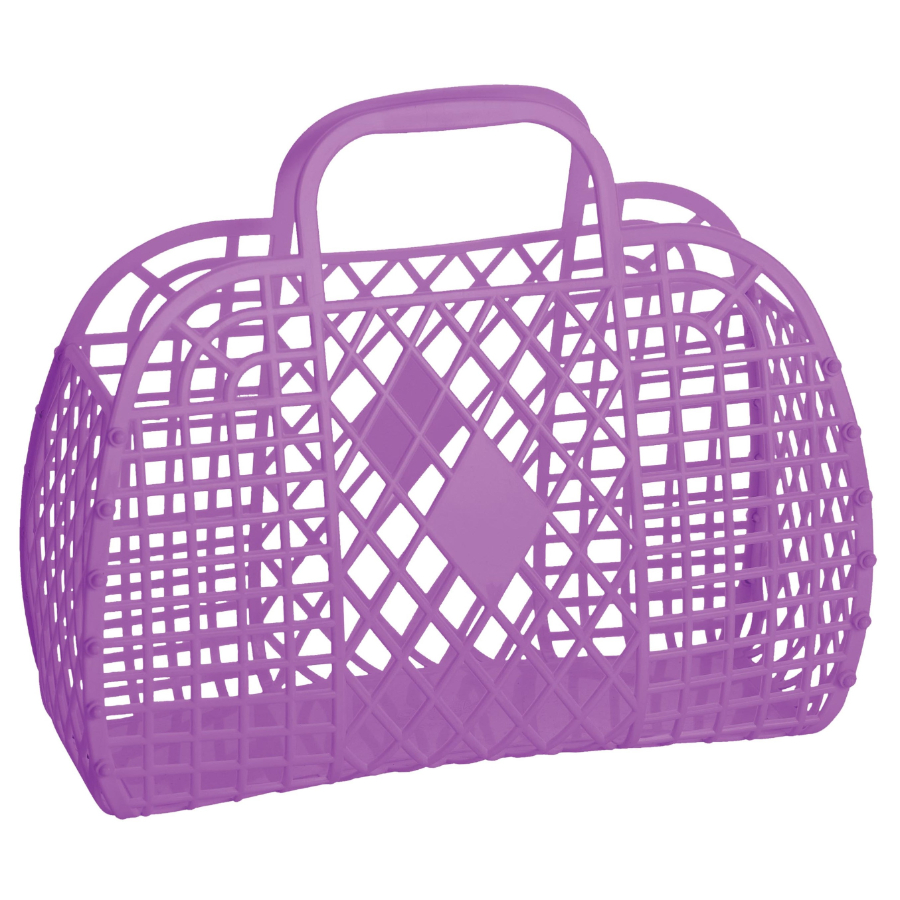 Sun Jellies Retro Jelly Bag Basket Regular Purple