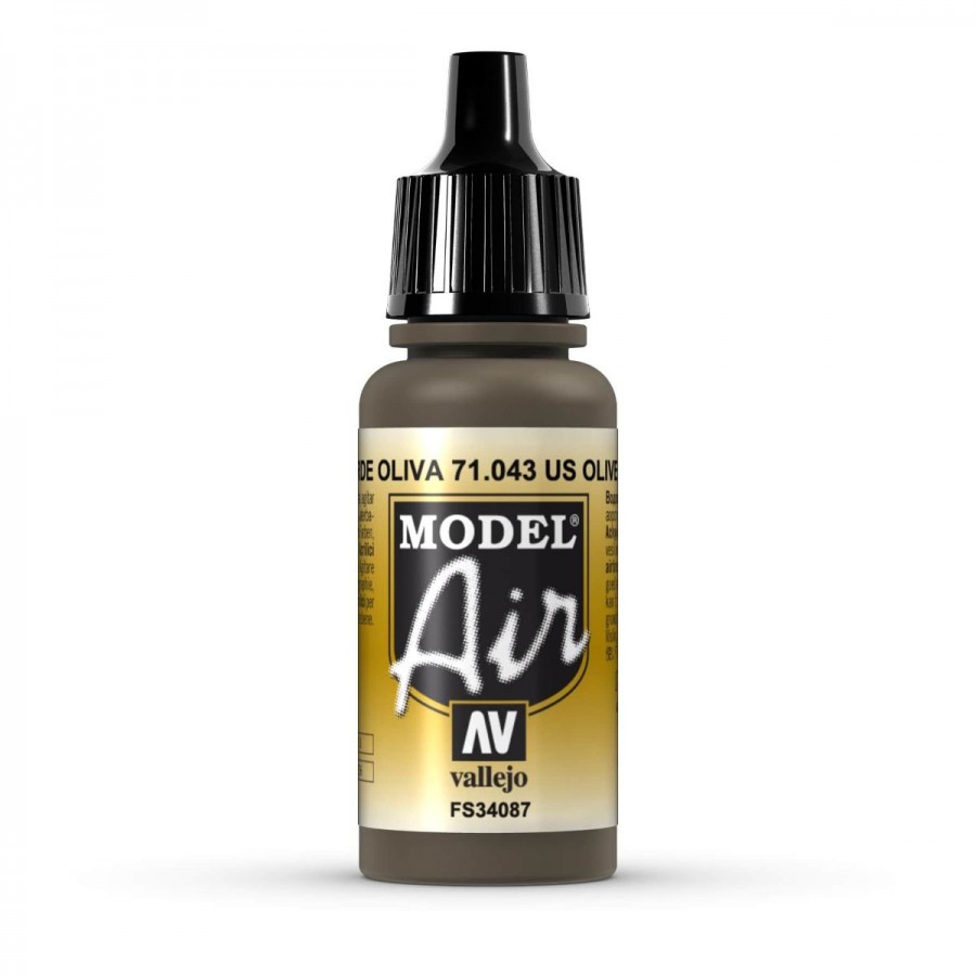 Vallejo Acrylic Paint Model Air US Olive Drab 17ml